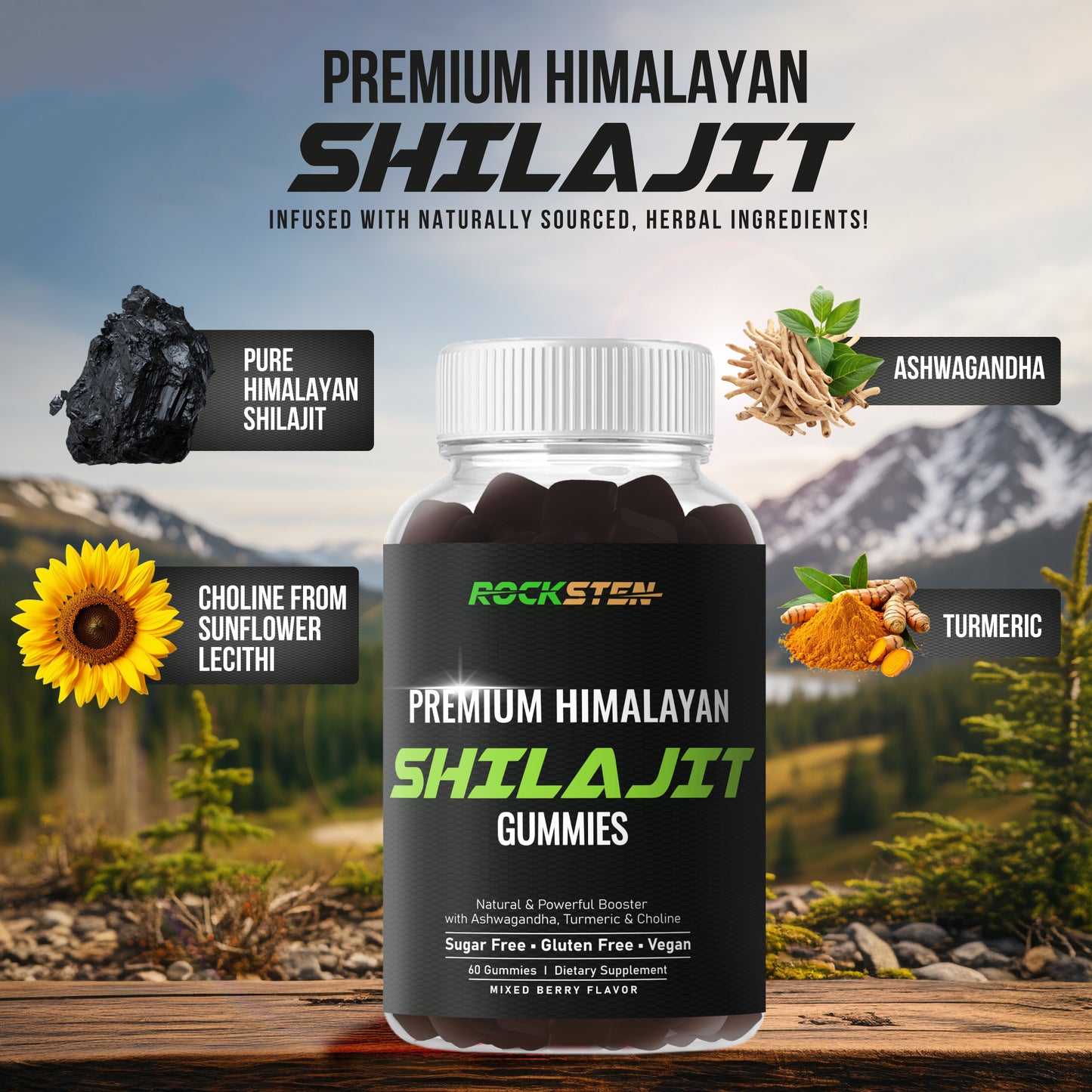 Premium Himalayan Shilajit Supplement